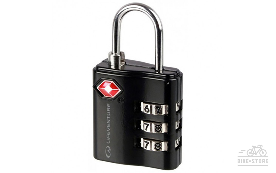 Замок Lifeventure TSA Combi Lock black